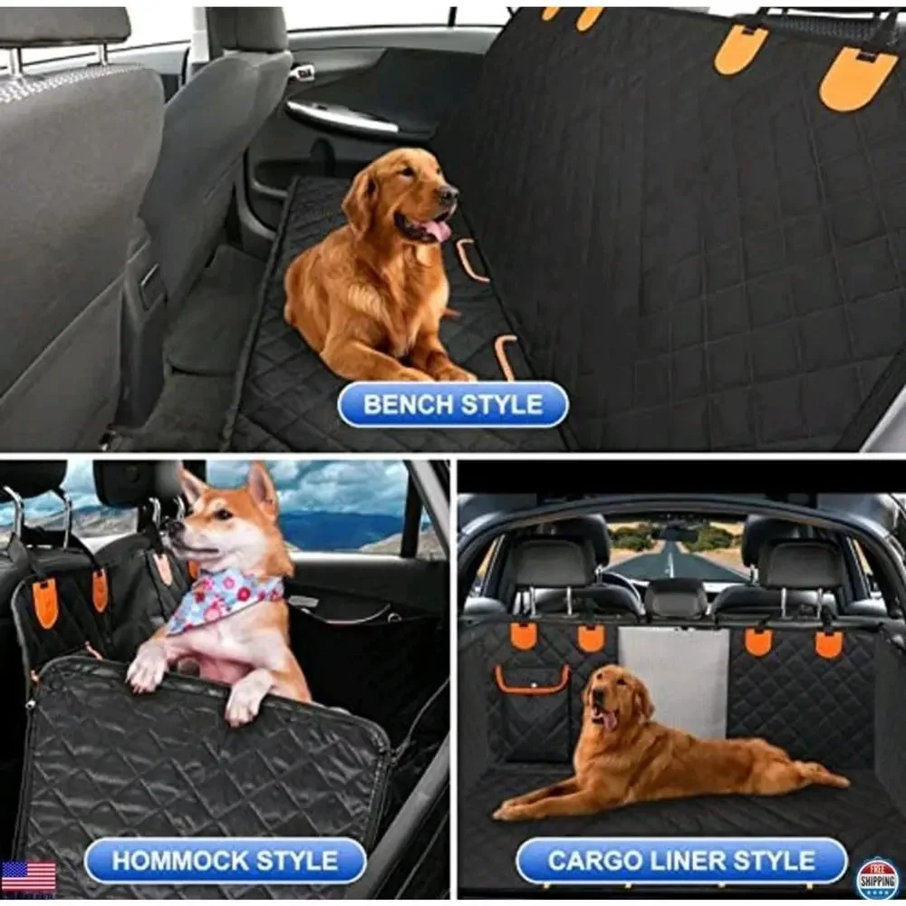 Ultimate Back Seat Extender for Dogs Waterproof Car Seat 6 In 1 Protect Seats